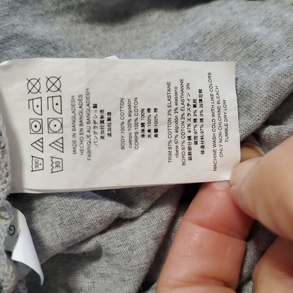 Michael Kors Mens Blue & Gray, Short Sleeve Shirt. Size Large - Picture 6 of 6